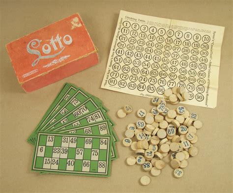 vintage lotto game